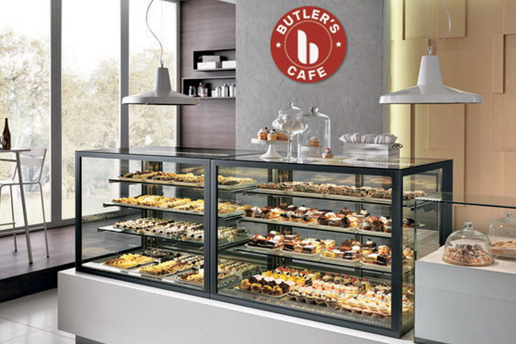 bakery bin, bakery display, cookie bin, muffin bin, donut bin, 5 tier bakery  display case | United Products, LLC